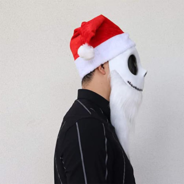 Herre Sandy Claws Maske Jack Skellington Maske Julekostume