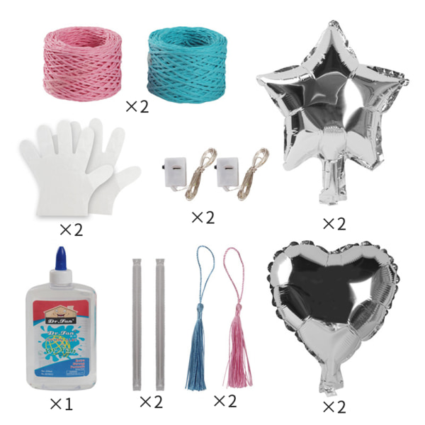 Hantverkssatser för barn 3D String Lantern DIY Art Kit för barn flickor