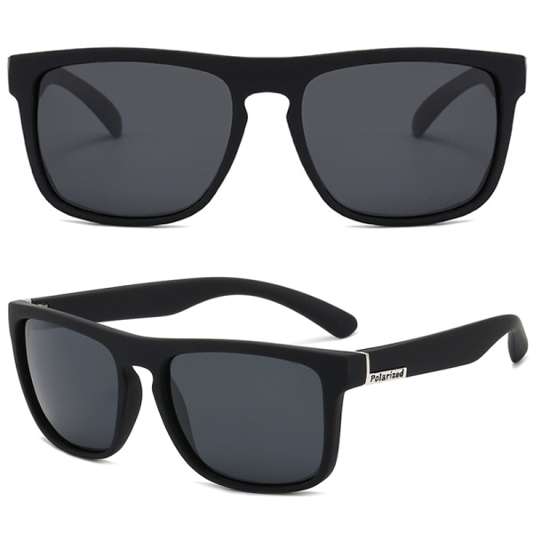3 par fyrkantiga solglasögon herr solglasögon utomhusglasögon Black Frame Black Lenses 3pair