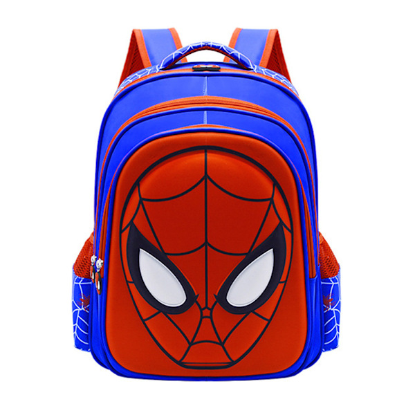 Barnryggsäck Spider-Man Skolryggsäck Förskole Ryggsäck Sky blue