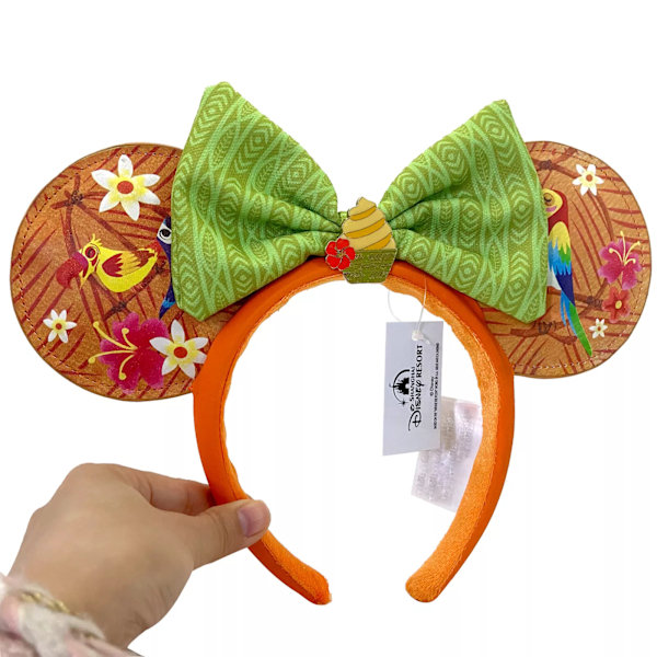 Minnie-korvat Panta Linnut Lumottu Tiki-huone Pääpanta Hiustarvike Rusetilla
