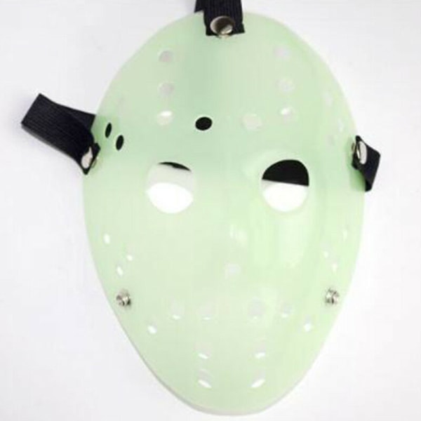 Halloweenfest Jason Vorhees målade hockeymasker, rekvisita Green