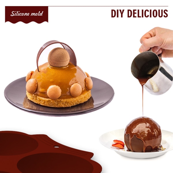 Mould Mould Chokladform Dim Sum Cake Baking Tool