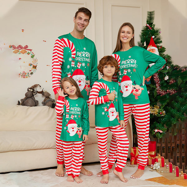 Familjematchande Julpyjamas för Vuxna - Julnattkläder Dad 4XL