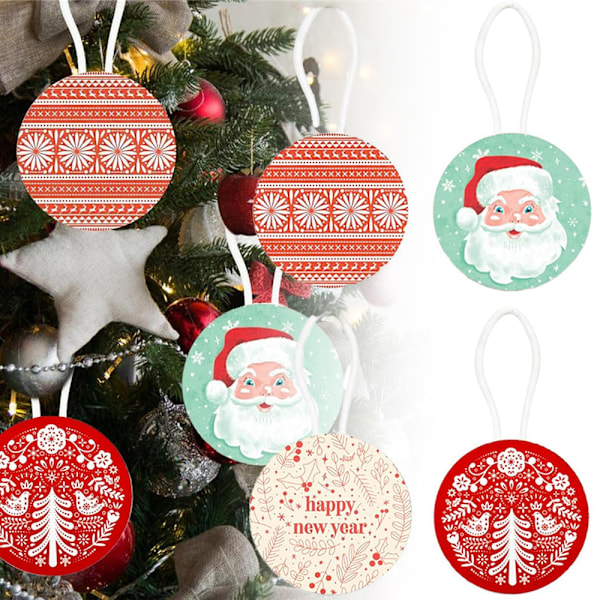 1 ST Prank Ornament Get Scream, Prank Ljudmakare, Prank Julgranshänge C-Happy New Year