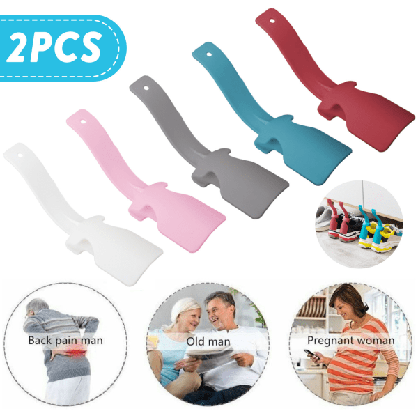 2st Shoe Support Portable Sock Slider - Lazy Shoe Helper White