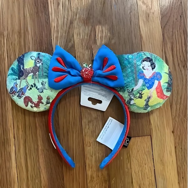Disney Parks Minnie Mouse Öron Hårband Snövit Barn Flickor Fest Maskerad