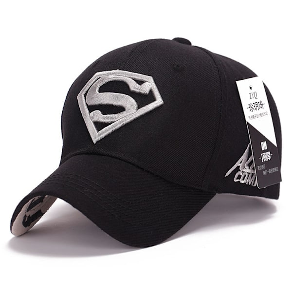 Hatt för män Hip Hop Balaclava Baseballkeps black+silver