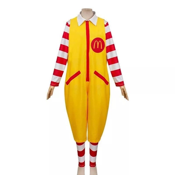 Mcdonald Cosplay Kostym Unisex Ronald Party Maskerad Sutra Clown Karaktär 150cm