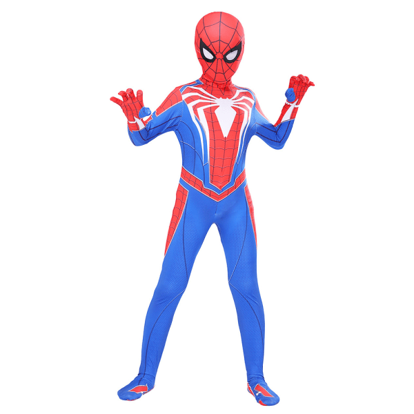 Spider-Man Barndräkt Jumpsuit Halloween Cosplay Party Kostym 100cm