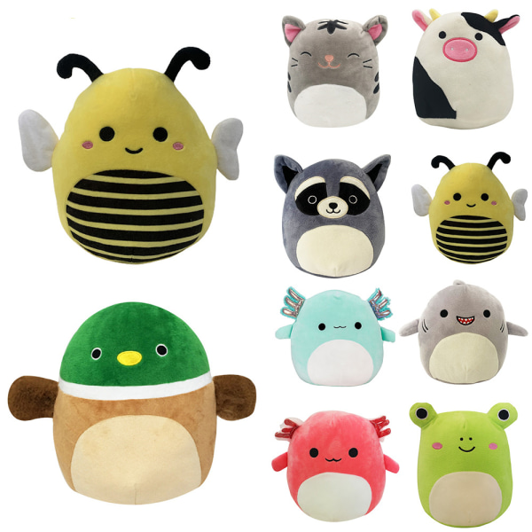 Plush Leksak Babydocka Interaktivt Fyllt Djur Barnpresent Bird green