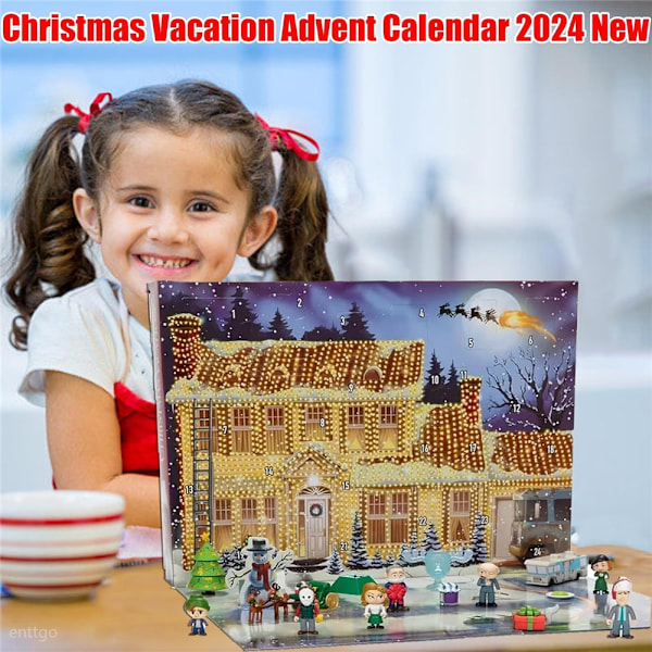 National Lampoon's Christmas Vacation Julekalender 2024 Blind Box Xmas 24 Dages Julekalender Indeholder 24 Gaver Julefigurer