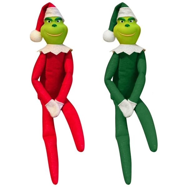 Jultomte Glitch Julfigur Dekoration Festpynt Green