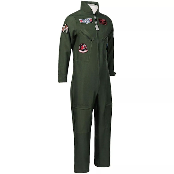 Herre Voksen Top Gun Film Cosplay Amerikansk Luftvåben Uniform Halloween Kostumer S