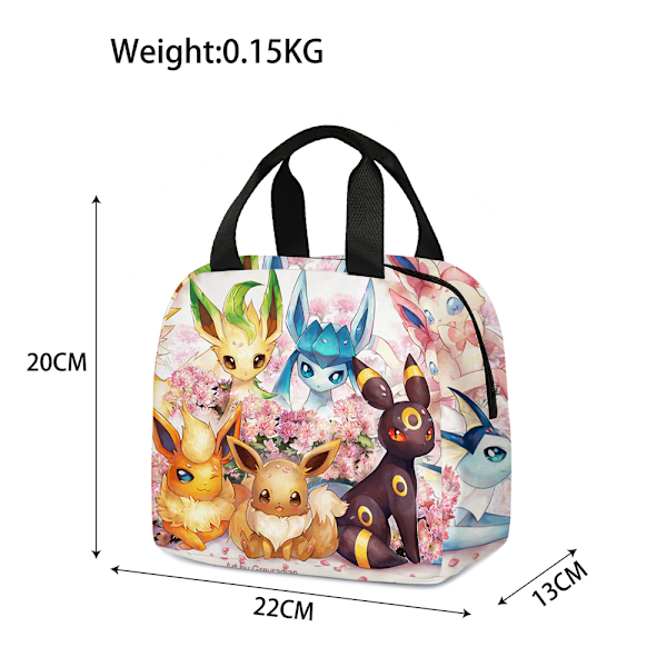 Barn Anime Cartoon Tryckt Isolerad Lunchlåda Väska För Pojkar & Flickor, Mat Pack Picknicklåda För Picknick Skola #2