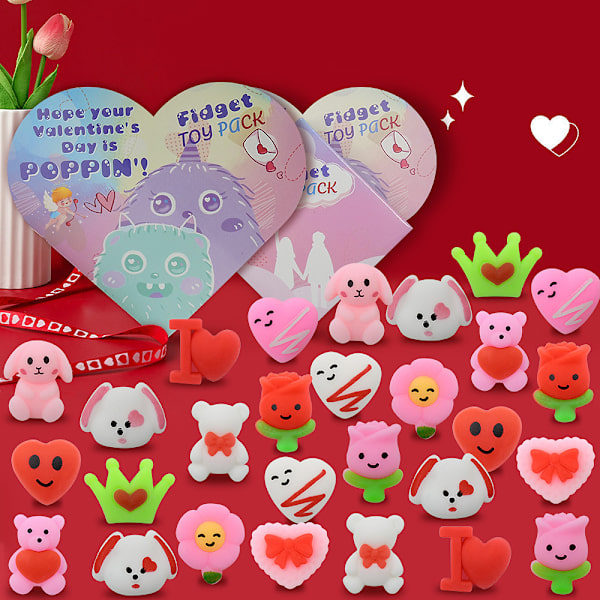 Alla hjärtans dag-presenter till barn - Knyckbara Squishy-leksaker - Favorit
