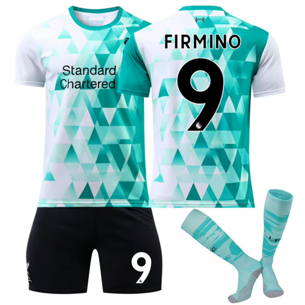 Barn Fotbollströja M.Salah #11 Firmino #9 Sportkläder Wold Cup Fotbollströja Barn #9 10-11Y