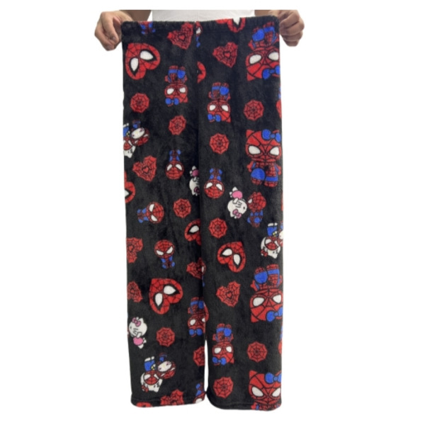 Anime Pyjamat Naisille Tytöille Söpö Sarjakuva Kissa Printti Flanelli Joulu Halloween Rento Uni Pyjamahousut B M