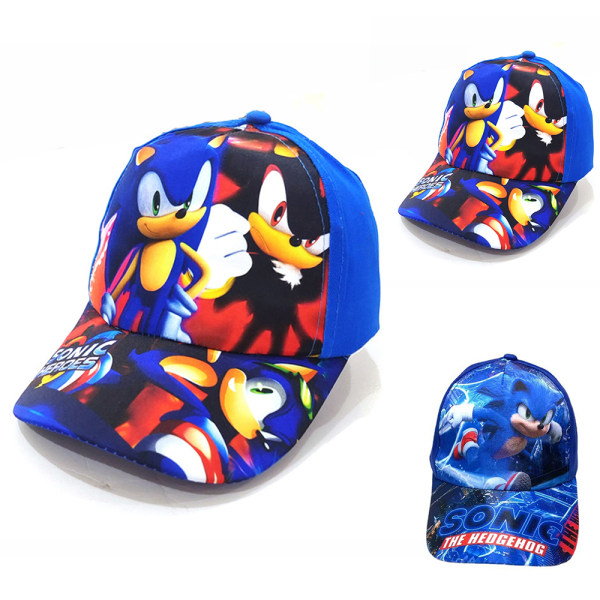 Sonic The Hedgehog Cosplay Baseball Hat Cap Barnpresenter leksak A