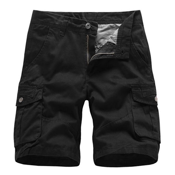 Sommar Herr Casual Solid Färg Lös Cargo khaki 38