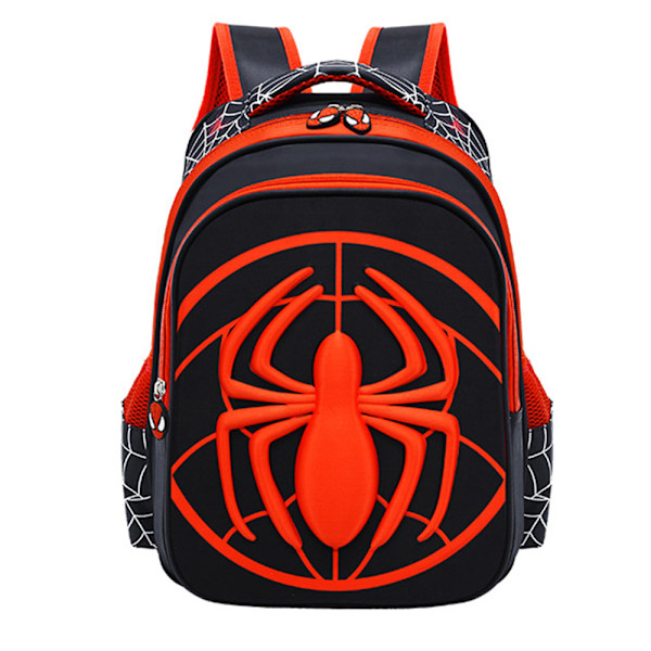 Barnryggsäck Spider-Man Skolryggsäck Förskole Ryggsäck Black red