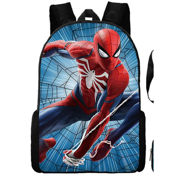 Børnepiger Anime Spider-Man Studenter Rygsæk Skoletaske A