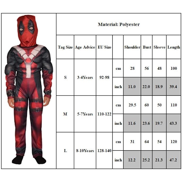 Avengers Endgame Barn Fancy Dress Marvel1 Comics Superhjälte Barn Kostym G S