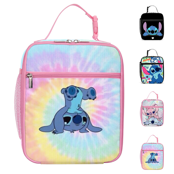 Söpö Lilo ja Stitch -kuvioinen lasten eristetty lounasrasia pojille ja tytöille, ruokapakkaus piknikille kouluun #3