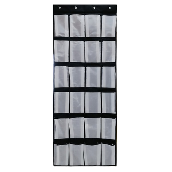 20 Pocket Hanging Organizer Förvaring Hanging Väska Black-White