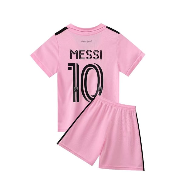 Argentina No.10 Leo Messi Fotbollströja No.10 barn Shirt Set 24#