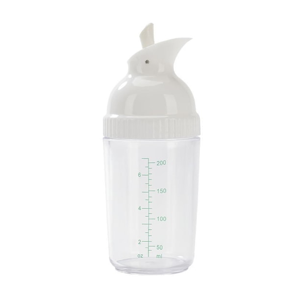 200 ml kryddflaskor, salladsdressingflaskor förhindrar läckage burk med lock White