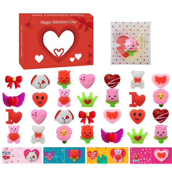 Fidget Leksak Valentinsdagspaket Sinnesleksaker Set DIY-gåvor