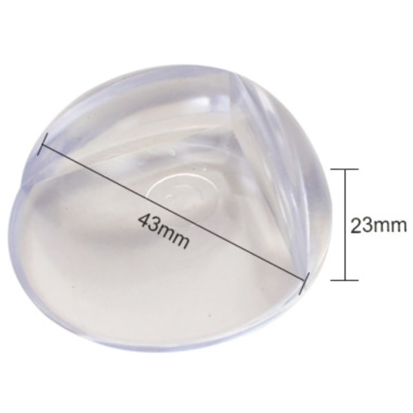 12 st Babysäkra Gummikant- & Hörn skydd för Bord 12pcs