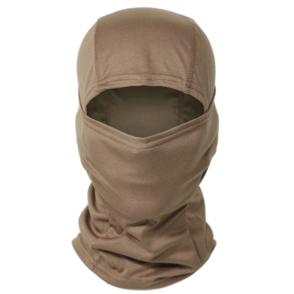 Taktisk Kamouflagejaktmask Huvudscarf Airsoft-hatt brown