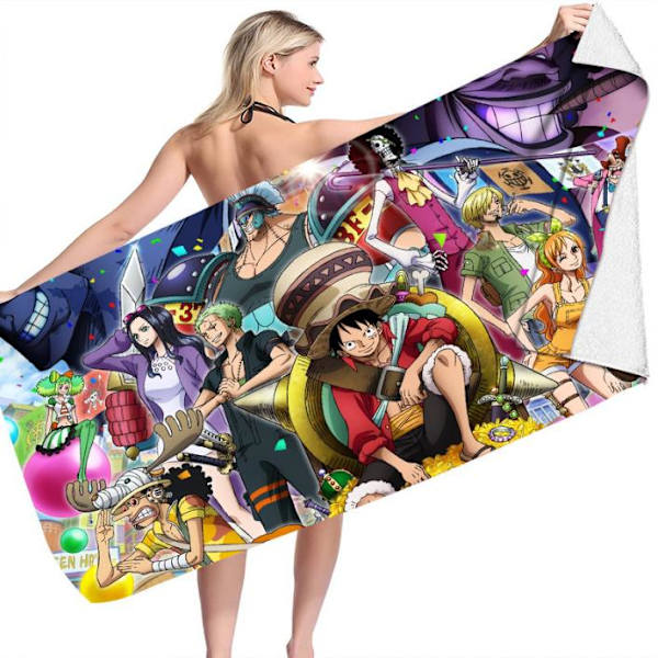 ONE PIECE Badhandduk Mikrofiber Snabbtorkande Resa Simning Badhandduk B 70*150cm