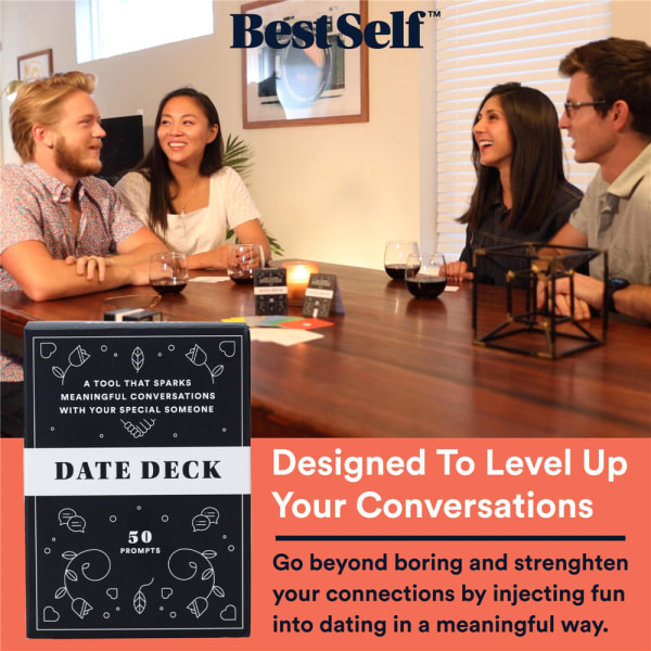 50 kort Date Deck By Bestself Couple Conversation Party Game