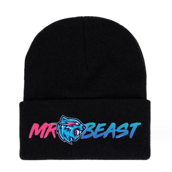 Mr Beas Sarjakuvaprintti Unisex Neulottu Pipopipo Talvi Lämmin #3