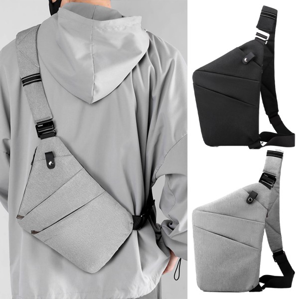 Herr Dam Multi- Body Bag Axelpack för utomhusresor black