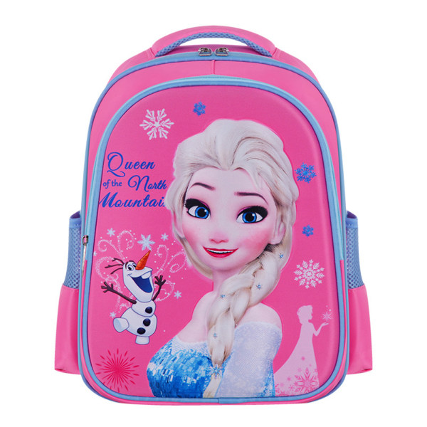 Frozen Elsa Unicorn Kids Girls Stor kapacitet ryggsäck Bokväska Frozen