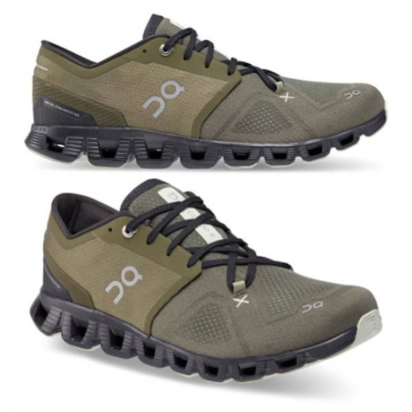 ON CLOUD 5 Herr & Dam Skor On Trainers Cloud X Andningsbara Sneakers Utomhus Lätta Löparskor Graey Green 41