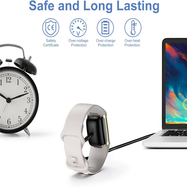 Laddare kompatibel med Fitbit Charge 5/Luxe datakabel