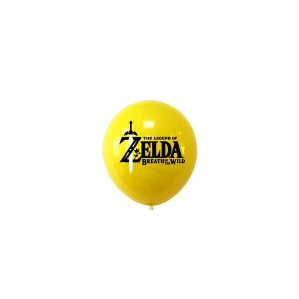 The Legend of Zelda Födelsedag Dekorationer Girlang Banner Ballonger Cupcake Topper