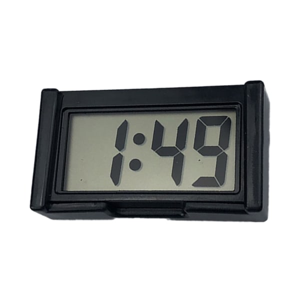 Ultratunn LCD Digital Display Bilklocka Kalender Självhäftande