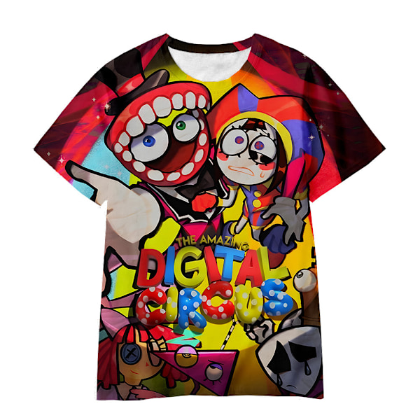 THE AMAZING DIGITAL Pojkar Flickor T-shirt Barn Kortärmad Sommar Tee Topp C 140cm