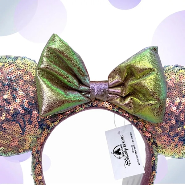 Disney Prinsessa Tähkäpää Kaksin karkuteillä Pascal Mikki Hiiri Minni Hiiri Korvat Paljetti Panta