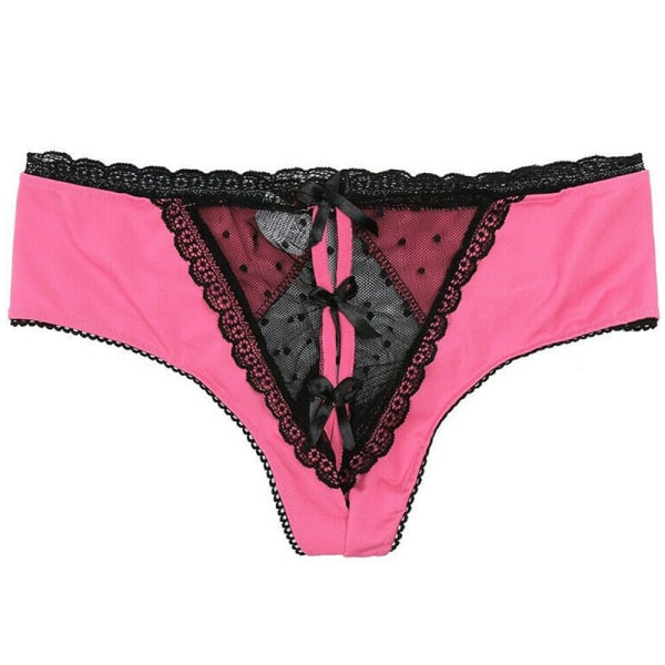 Damtrosor, Öppna trosor, Knickers, G-string, Tanga, Underkläder black S