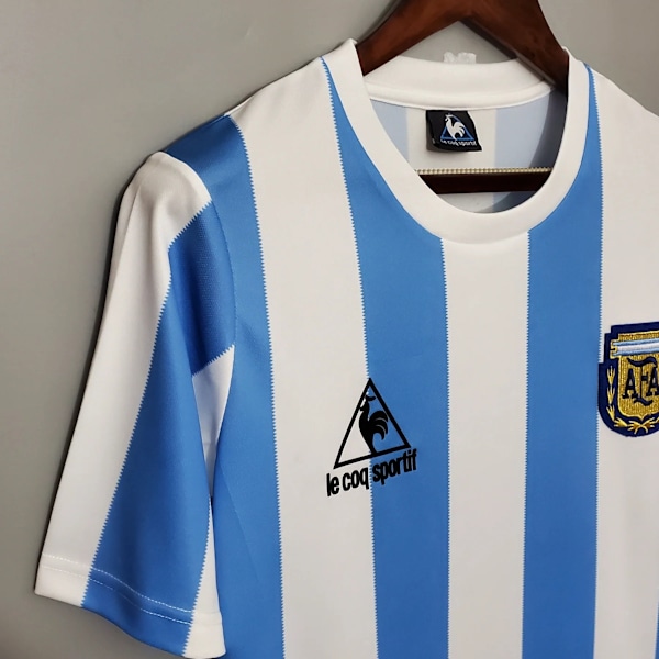 Retro Argentina 1986 HEMMATRÖJA Fotbollströja S