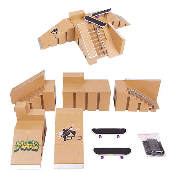 Skatepark Ramp Kit Tech Deck Mini Fingerboard Ultimate Park B