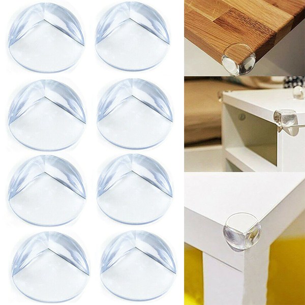 12 st Babysäkra Gummikant- & Hörn skydd för Bord 12pcs