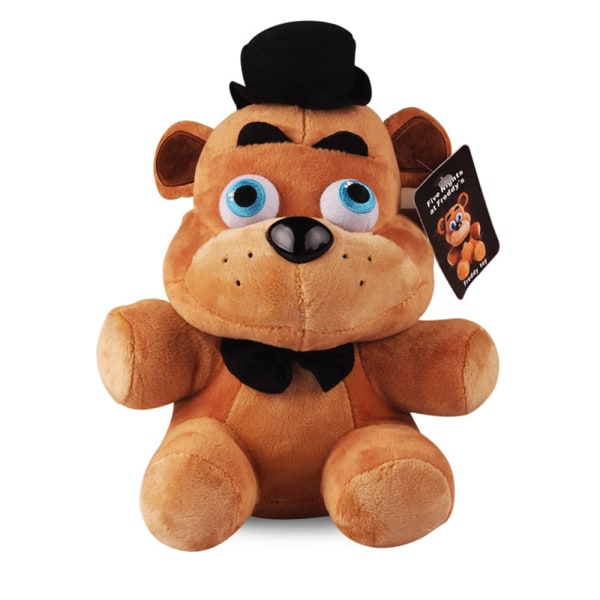 FNAF Plushies Five Nights at Freddy's Plyschdocka Björnen Foxy Måne Present Little Brown Bear